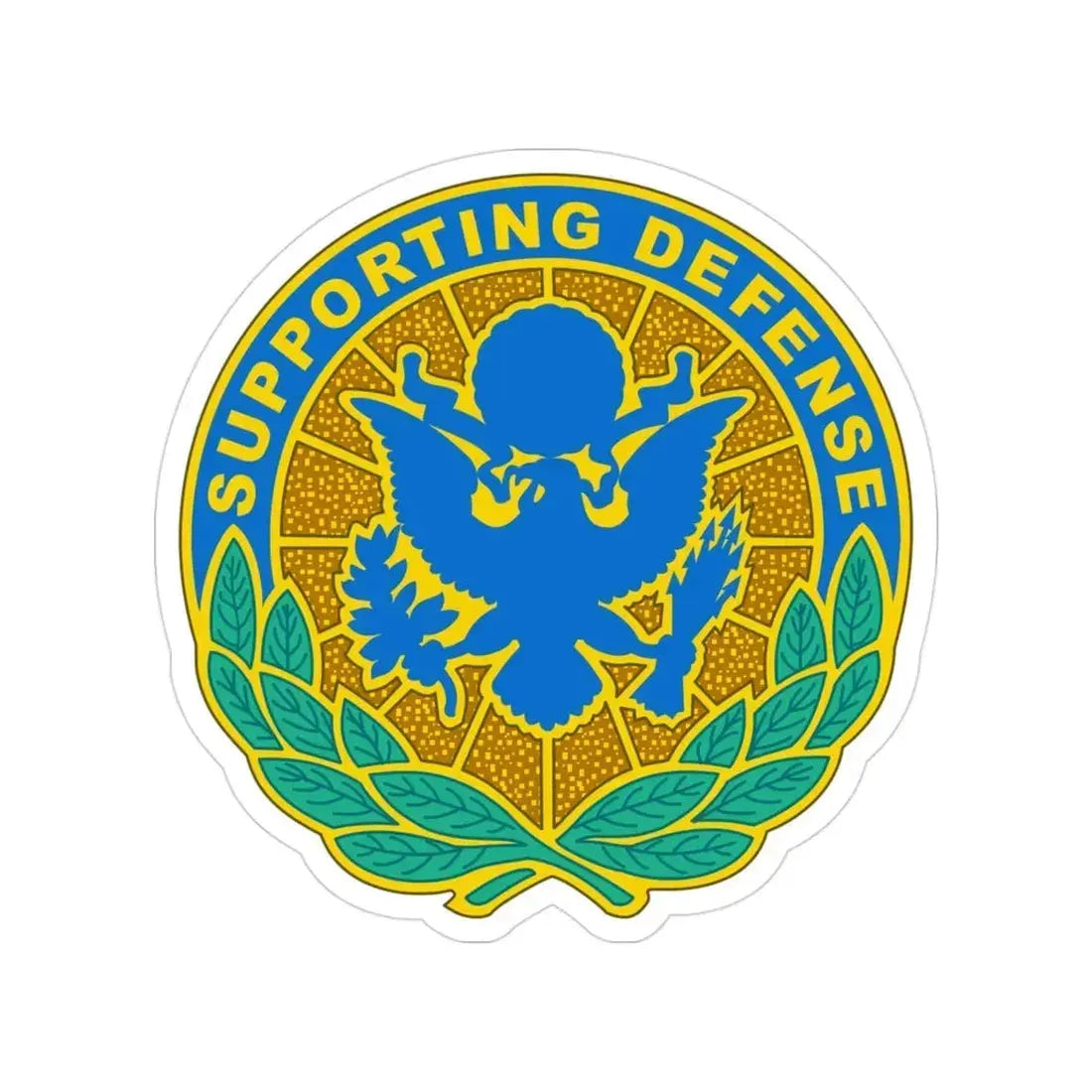Personnel Assigned to DOD and Joint Activities (U.S. Army) Transparent STICKER Die-Cut Vinyl Decal 3 Inch - The Sticker Space