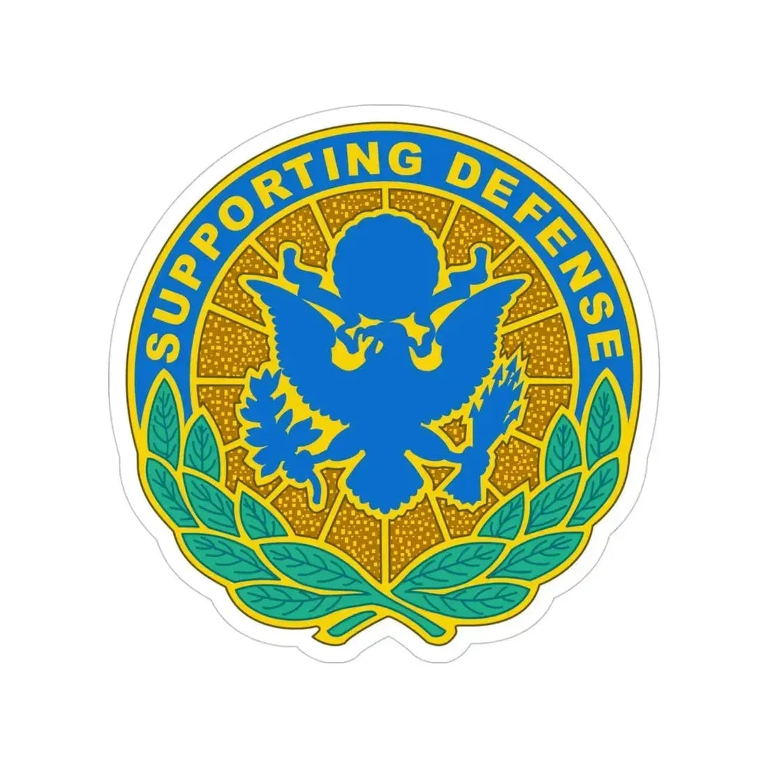 Personnel Assigned to DOD and Joint Activities (U.S. Army) Transparent STICKER Die-Cut Vinyl Decal 4 Inch - The Sticker Space