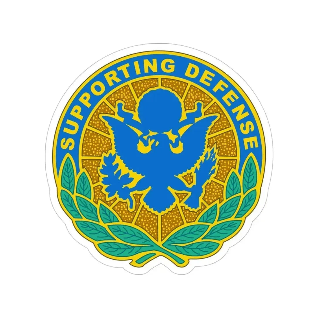 Personnel Assigned to DOD and Joint Activities (U.S. Army) Transparent STICKER Die-Cut Vinyl Decal 5 Inch - The Sticker Space