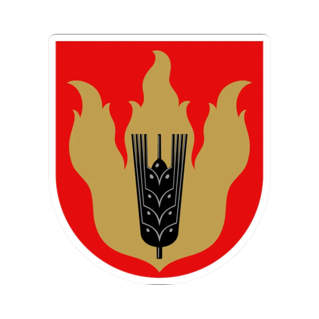 Pertunmaa.vaakuna (Finland) (Coat of Arms) STICKER Vinyl Kiss-Cut Decal 2 Inch White - The Sticker Space