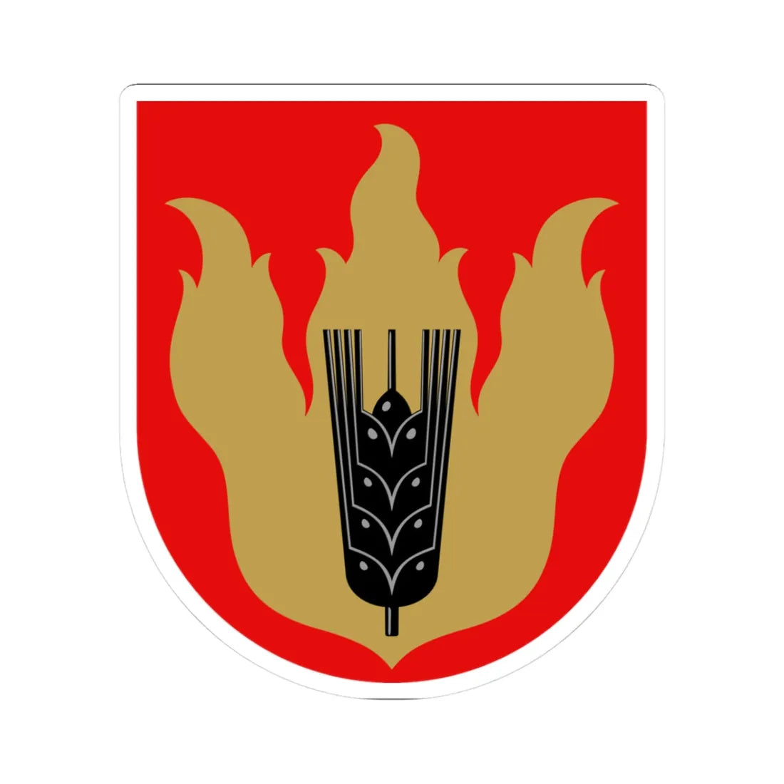 Pertunmaa.vaakuna (Finland) (Coat of Arms) STICKER Vinyl Kiss-Cut Decal 3 Inch White - The Sticker Space