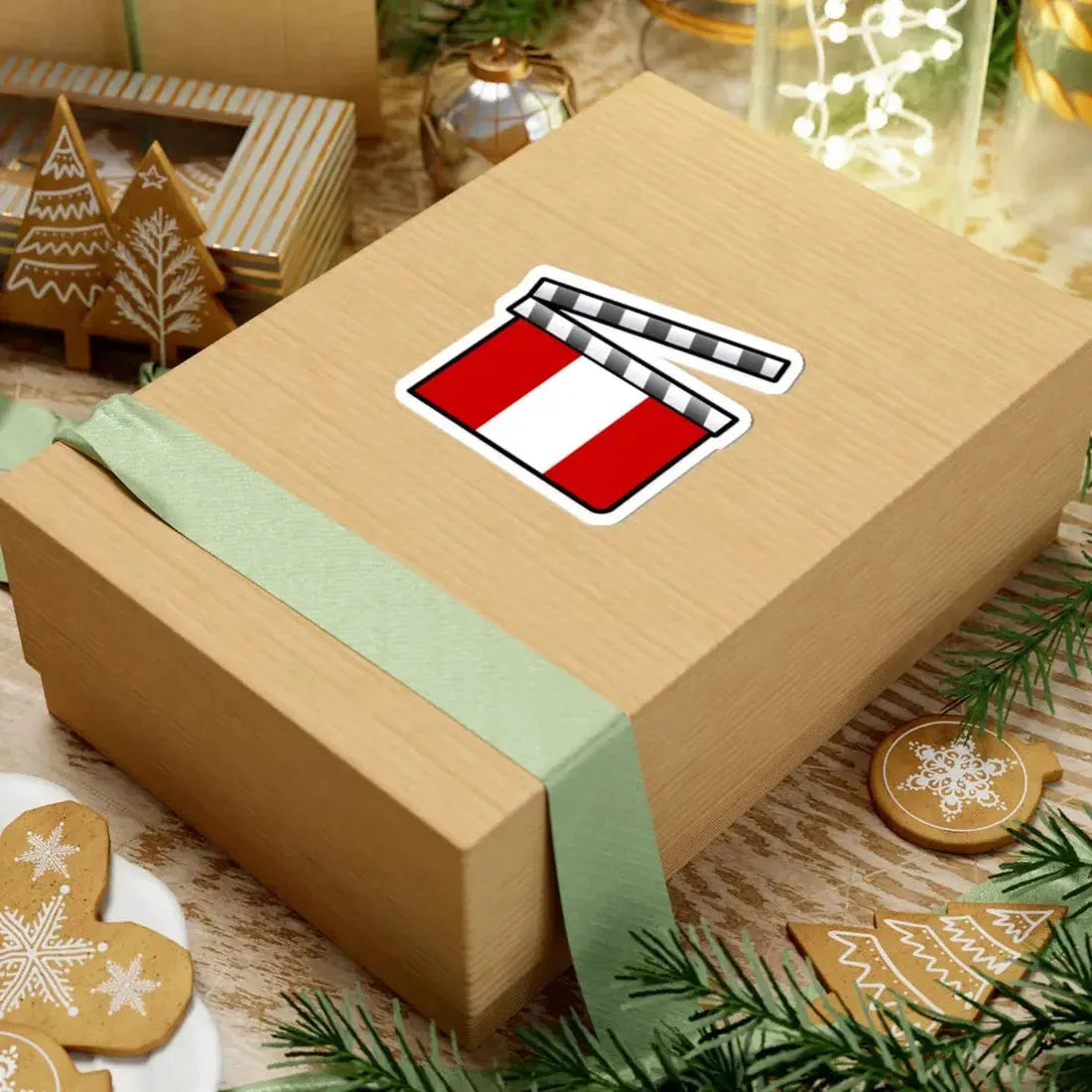 Peru film clapperboard (Peru) STICKER Vinyl Kiss-Cut Decal - The Sticker Space