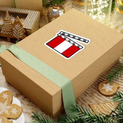 Peru film clapperboard (Peru) STICKER Vinyl Kiss-Cut Decal - The Sticker Space