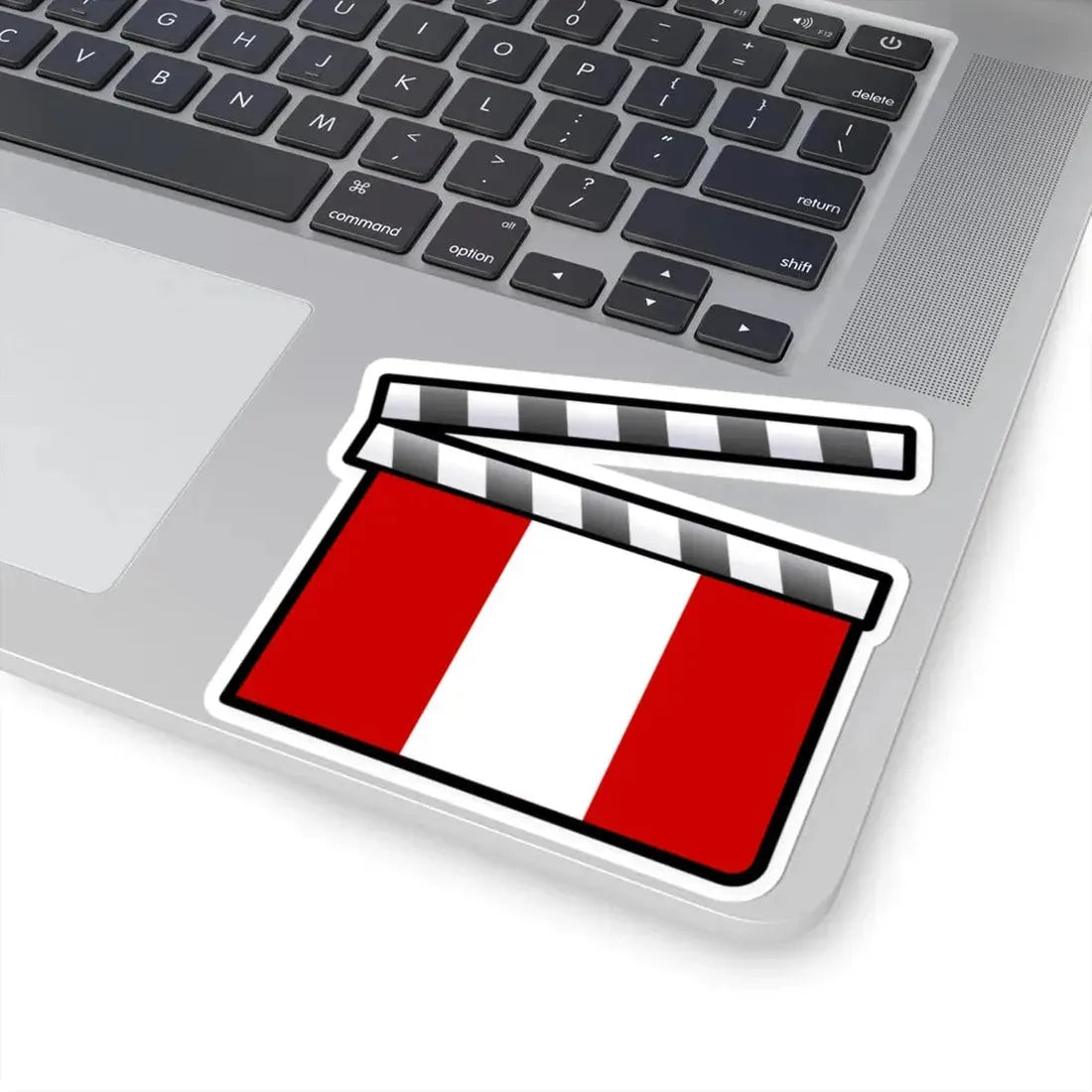 Peru film clapperboard (Peru) STICKER Vinyl Kiss-Cut Decal - The Sticker Space