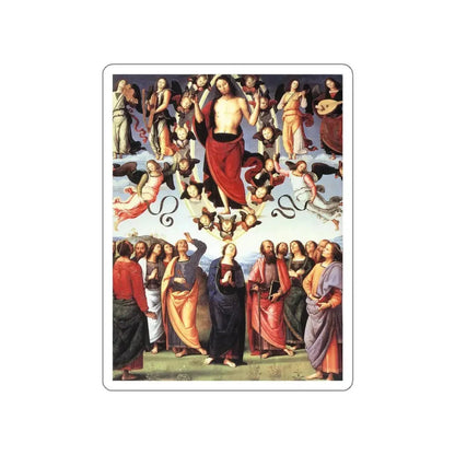 PERUGINO, Pietro -Christ- The Ascension of Christ (Artwork) STICKER Vinyl Die-Cut Decal - The Sticker Space