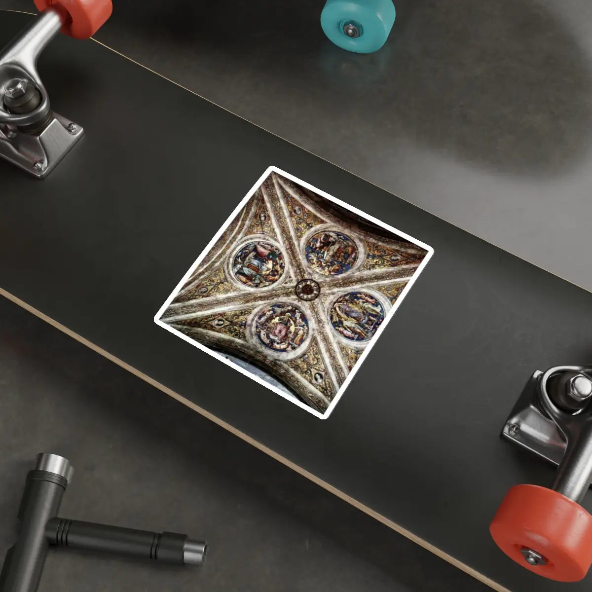 SKU:10919976976334252077 Sticker types:White Shape:Die-Cut Sizes:5" × 5"