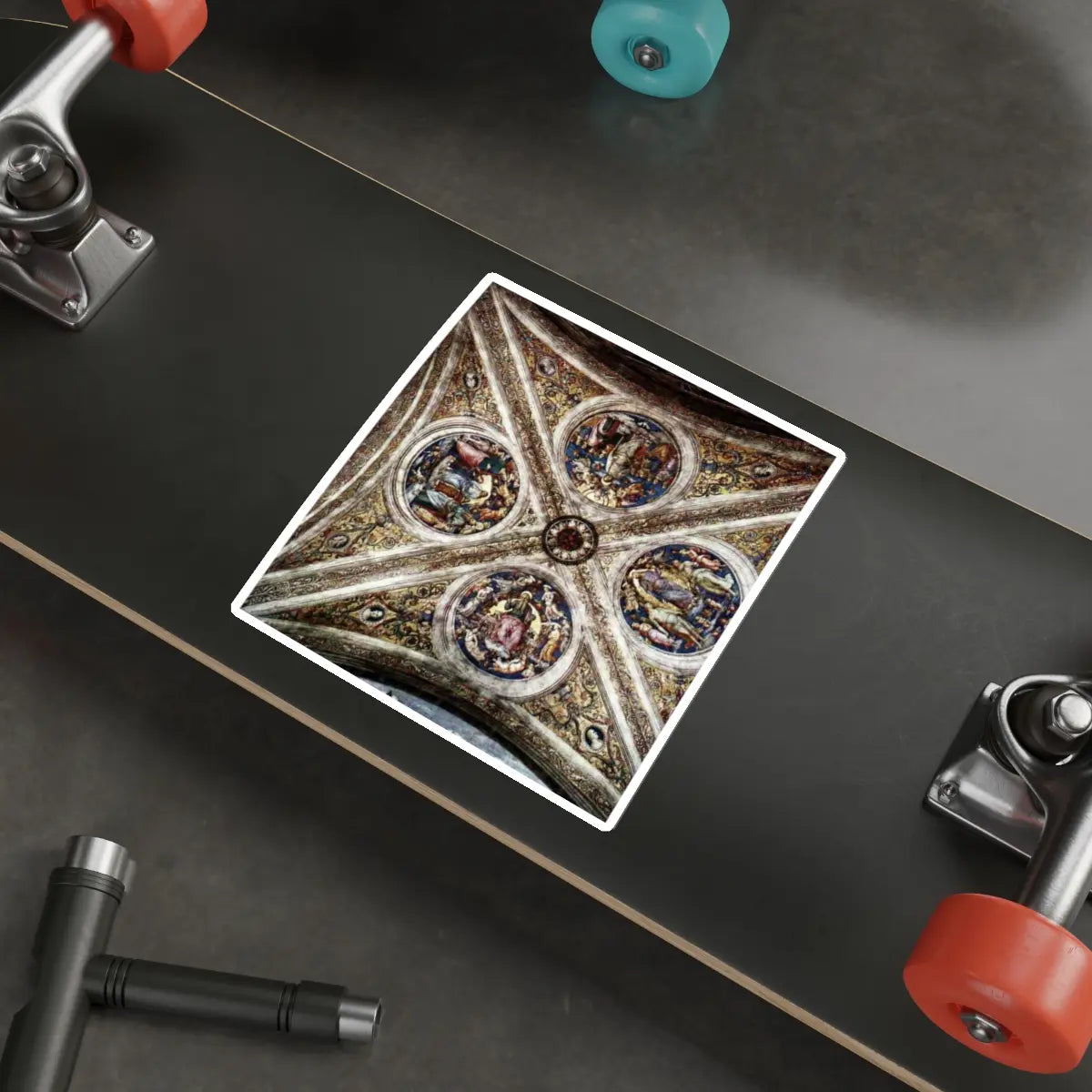 SKU:17300143896482027852 Sticker types:White Shape:Die-Cut Sizes:6" × 6"