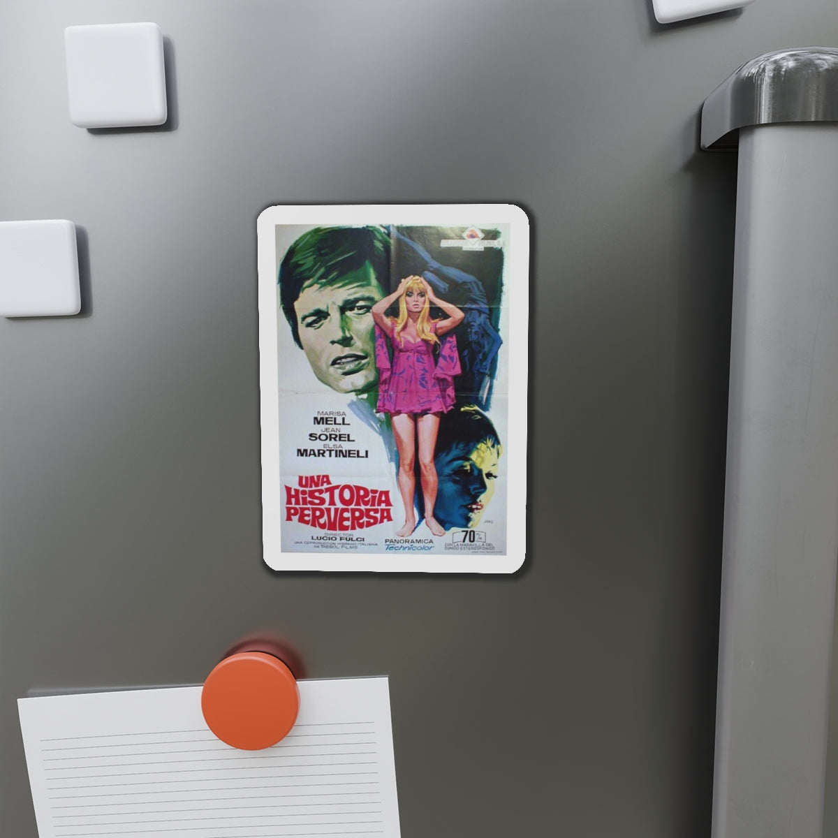 PERVERSION STORY (2) 1969 Movie Poster - Refrigerator Magnet-The Sticker Space