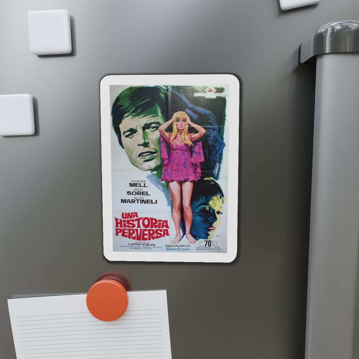 PERVERSION STORY (2) 1969 Movie Poster - Refrigerator Magnet-The Sticker Space