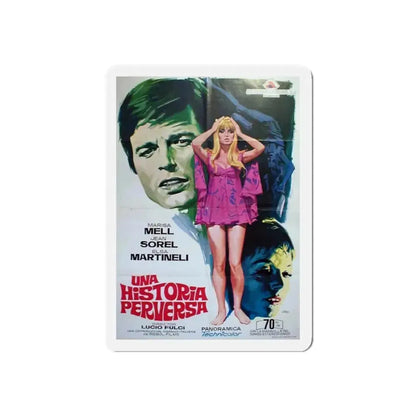 PERVERSION STORY (2) 1969 Movie Poster - Refrigerator Magnet 4 Inch Die-Cut - The Sticker Space