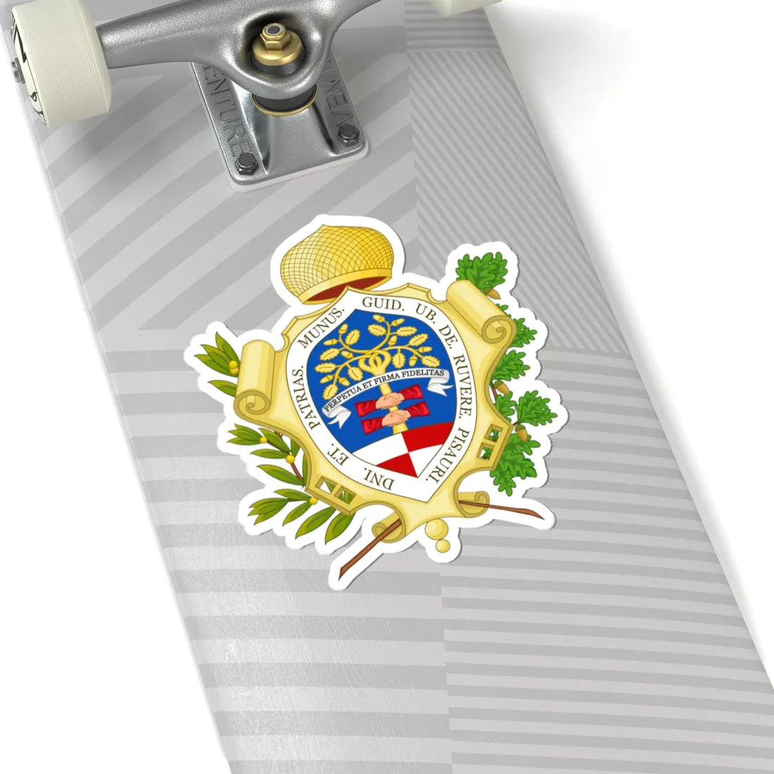 Pesaro-Stemma (Italy) (Coat of Arms) STICKER Vinyl Kiss-Cut Decal - The Sticker Space