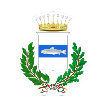 Pescaglia-Stemma (Italy) (Coat of Arms) STICKER Vinyl Kiss-Cut Decal 2 Inch White - The Sticker Space