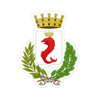 Pescia-Stemma (Italy) (Coat of Arms) STICKER Vinyl Kiss-Cut Decal 6 Inch White - The Sticker Space