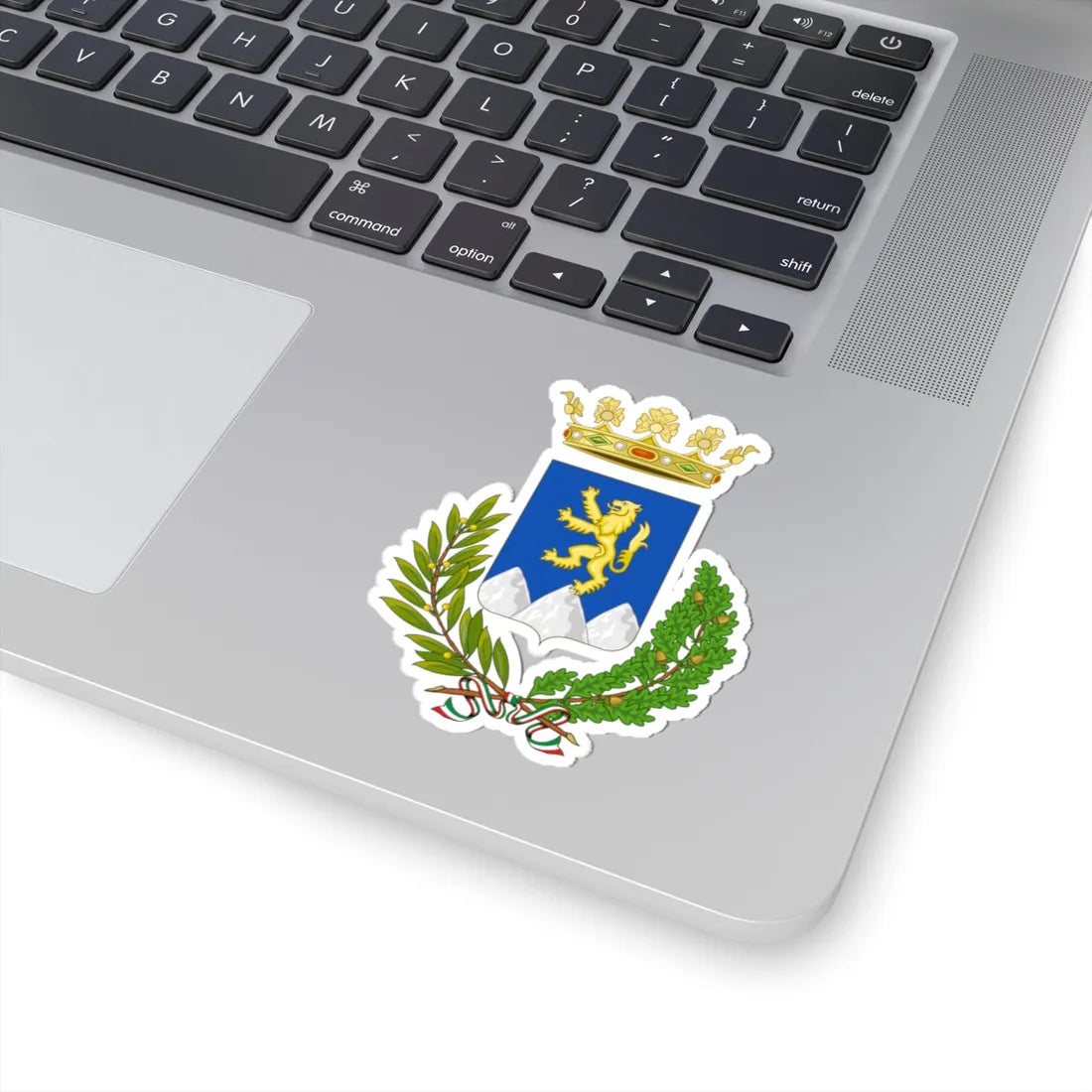 Pesco Sannita-Stemma (Italy) (Coat of Arms) STICKER Vinyl Kiss-Cut Decal - The Sticker Space