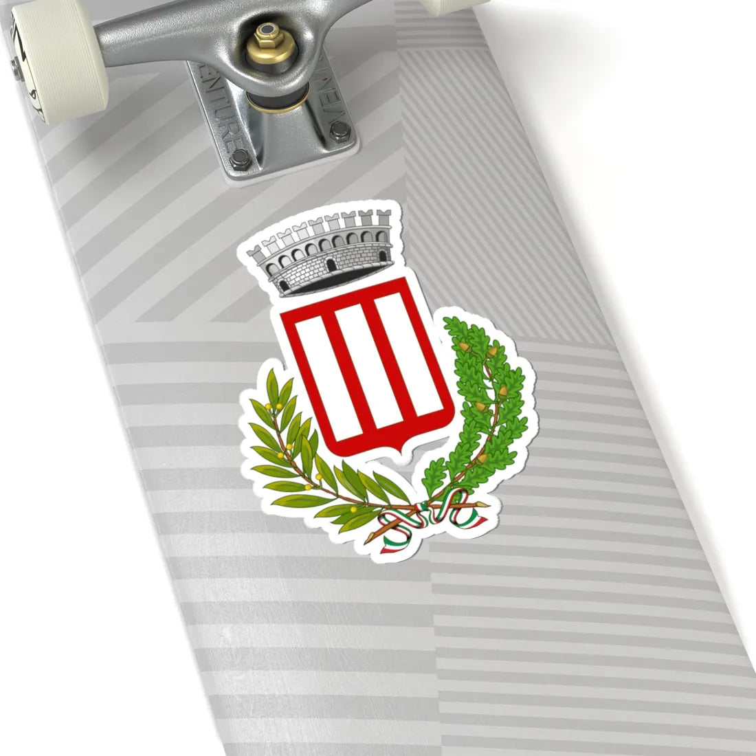 Pescorocchiano-Stemma (Italy) (Coat of Arms) STICKER Vinyl Kiss-Cut Decal - The Sticker Space