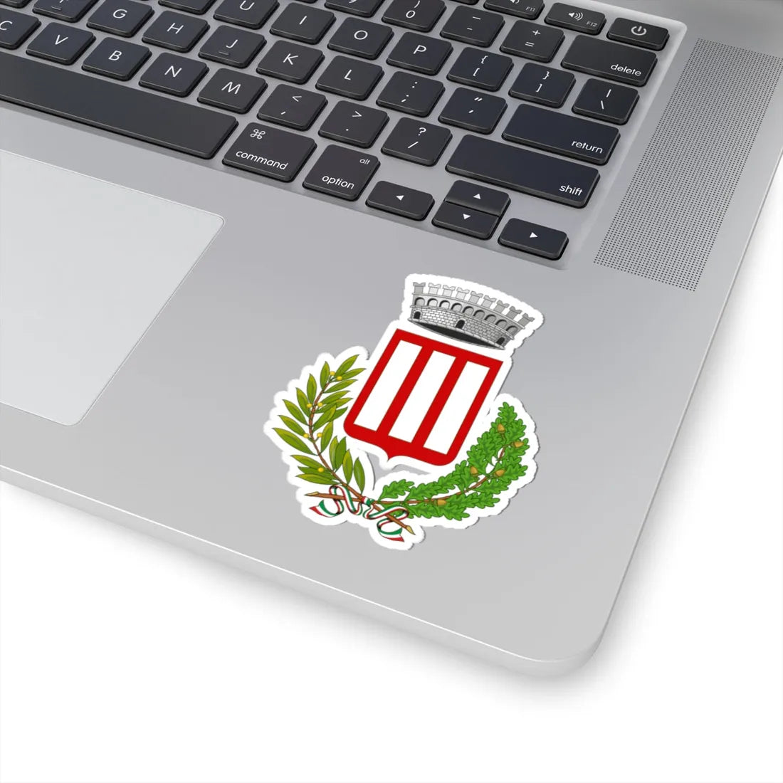 Pescorocchiano-Stemma (Italy) (Coat of Arms) STICKER Vinyl Kiss-Cut Decal - The Sticker Space