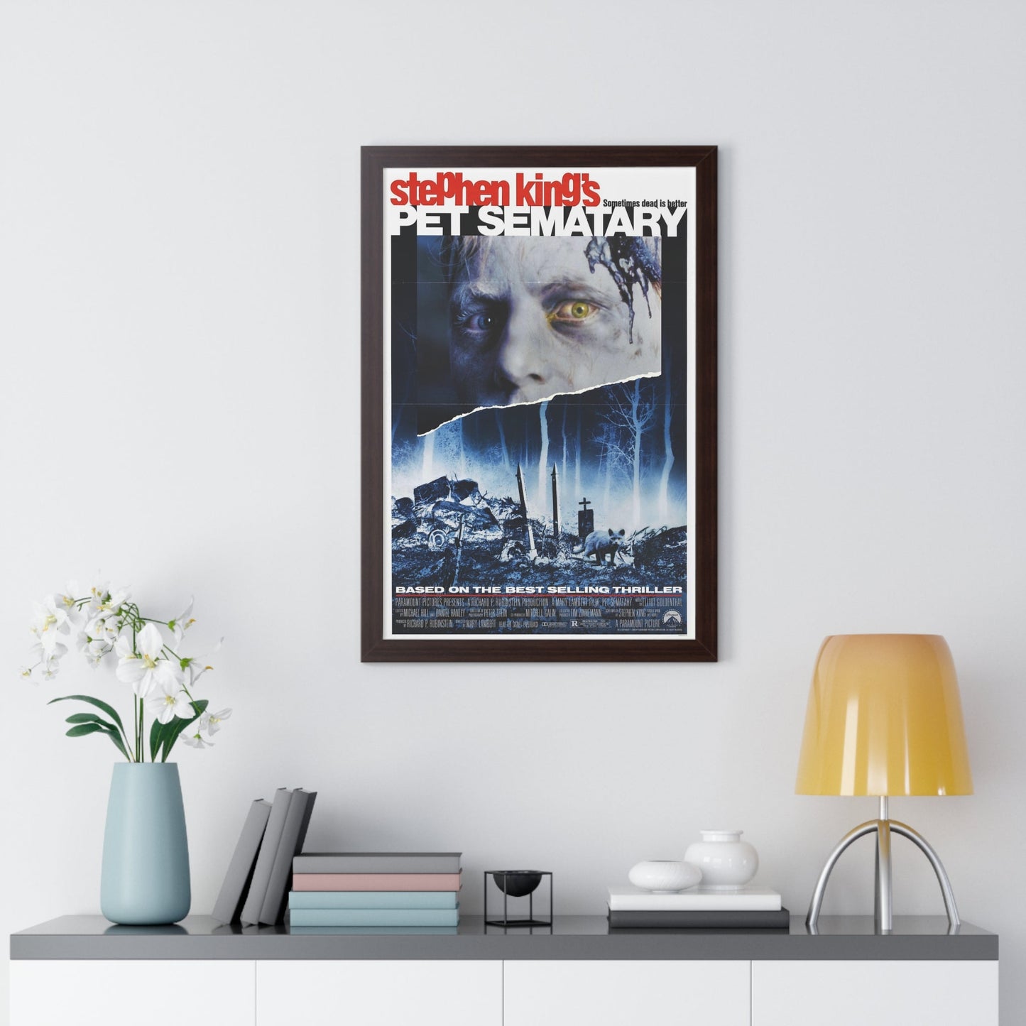 PET SEMATARY 1989 - Framed Movie Poster-The Sticker Space