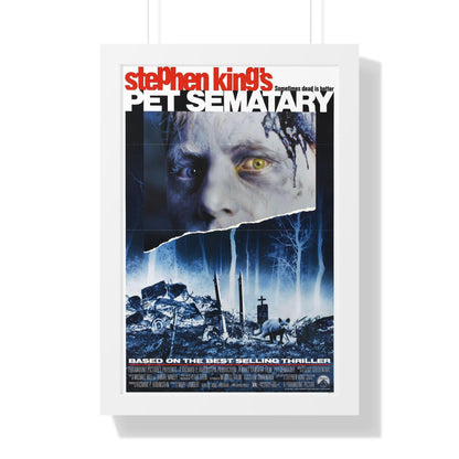 PET SEMATARY 1989 - Framed Movie Poster-16″ x 24″-The Sticker Space