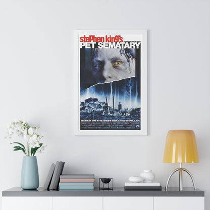 PET SEMATARY 1989 - Framed Movie Poster-The Sticker Space