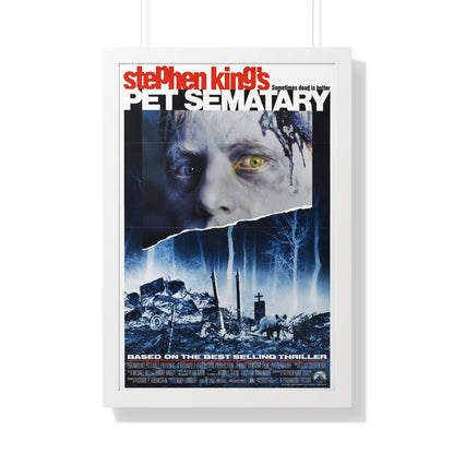 PET SEMATARY 1989 - Framed Movie Poster-20" x 30"-The Sticker Space