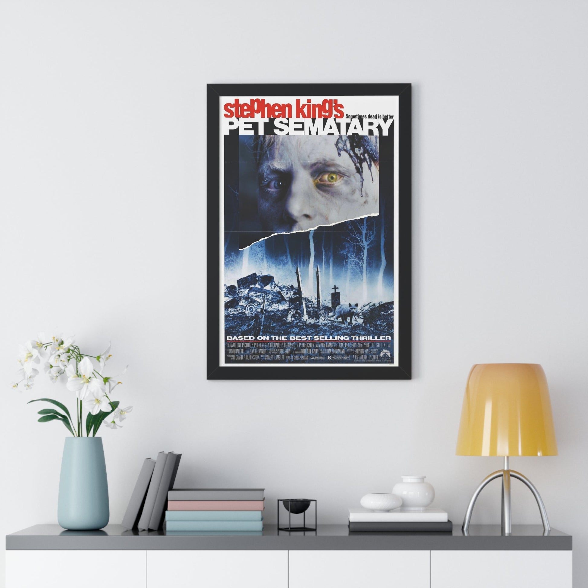 PET SEMATARY 1989 - Framed Movie Poster-The Sticker Space