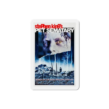 Pet Sematary 1989 Movie Poster Refrigerator Magnet 2 Inch - The Sticker Space