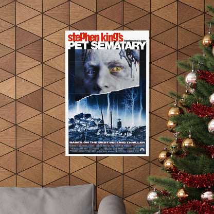 PET SEMATARY 1989 - Paper Movie Poster-The Sticker Space