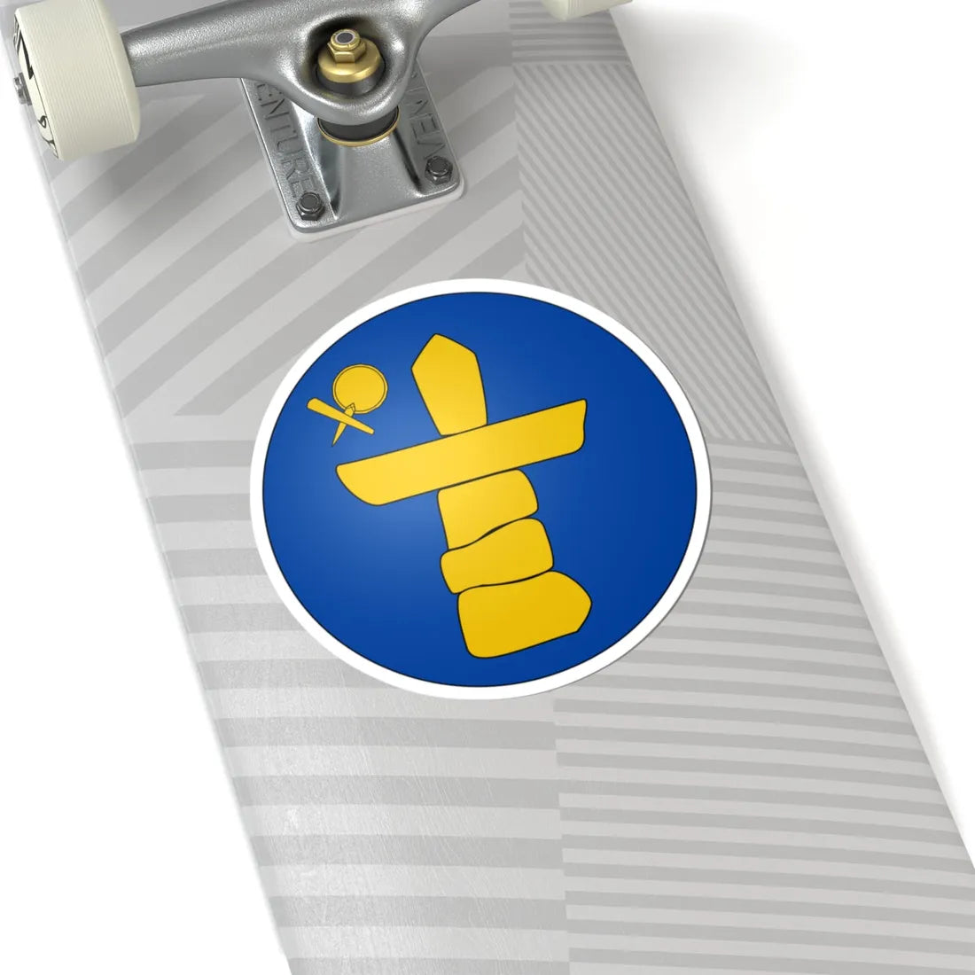 Peter Irniq Arms (Canada) (Coat of Arms) STICKER Vinyl Kiss-Cut Decal - The Sticker Space