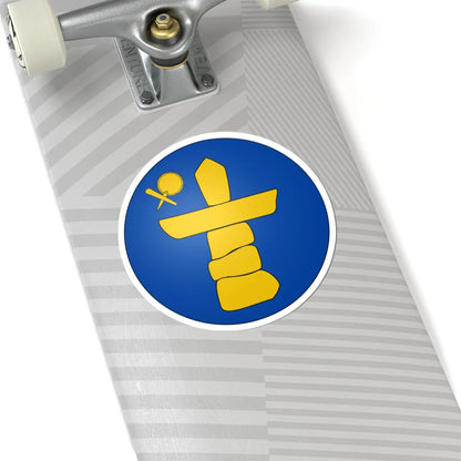 Peter Irniq Arms (Canada) (Coat of Arms) STICKER Vinyl Kiss-Cut Decal - The Sticker Space