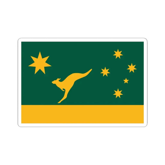 Peter Markwicks Proposal 2000 Australian Flag Proposal (Australia) STICKER Vinyl Kiss-Cut Decal 2 Inch White - The Sticker Space
