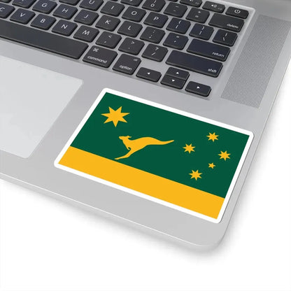 Peter Markwicks Proposal 2000 Australian Flag Proposal (Australia) STICKER Vinyl Kiss-Cut Decal - The Sticker Space