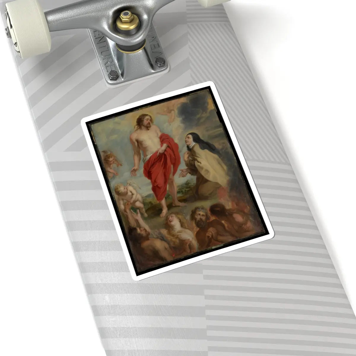 SKU:TSS-STICK-PTRPL-6X6-14 Sizes:6" × 6" Types:White