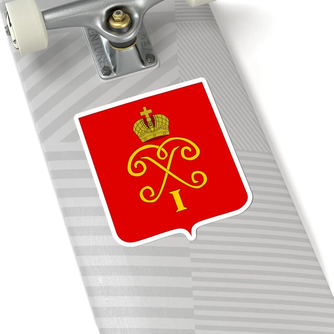 Peterhof COA Saint Petersburg Governorate 1833 (Russia) (Coat of Arms) STICKER Vinyl Kiss-Cut Decal - The Sticker Space
