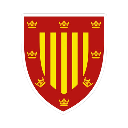 Peterhouse shield (England) (Coat of Arms) STICKER Vinyl Kiss-Cut Decal 3 Inch White - The Sticker Space