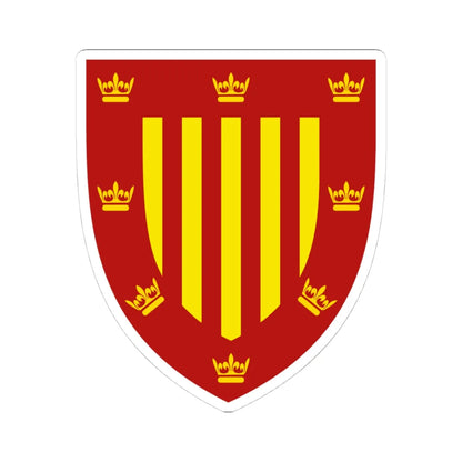 Peterhouse shield (England) (Coat of Arms) STICKER Vinyl Kiss-Cut Decal 4 Inch White - The Sticker Space