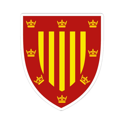 Peterhouse shield (England) (Coat of Arms) STICKER Vinyl Kiss-Cut Decal 6 Inch White - The Sticker Space