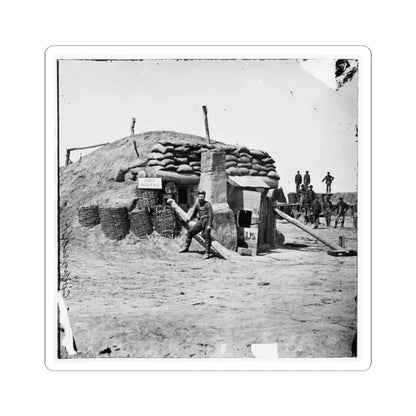 Petersburg, Va. Bomb-Proof Quarters, Fort Sedgwick ( Fort Hell ) (U.S. Civil War) STICKER Vinyl Kiss-Cut Decal 2 Inch White - The Sticker Space
