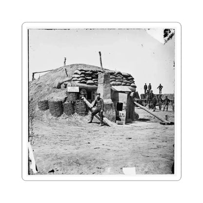Petersburg, Va. Bomb-Proof Quarters, Fort Sedgwick ( Fort Hell ) (U.S. Civil War) STICKER Vinyl Kiss-Cut Decal 6 Inch White - The Sticker Space