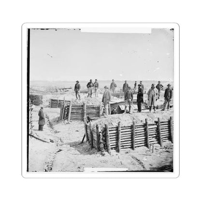 Petersburg, Va. Breastworks of the Confederate Fort Mahone ( Fort Damnation ) (U.S. Civil War) STICKER Vinyl Kiss-Cut Decal 3 Inch White - The Sticker Space