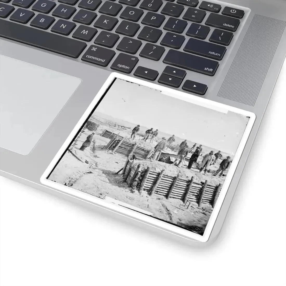 Petersburg, Va. Breastworks of the Confederate Fort Mahone ( Fort Damnation ) (U.S. Civil War) STICKER Vinyl Kiss-Cut Decal - The Sticker Space