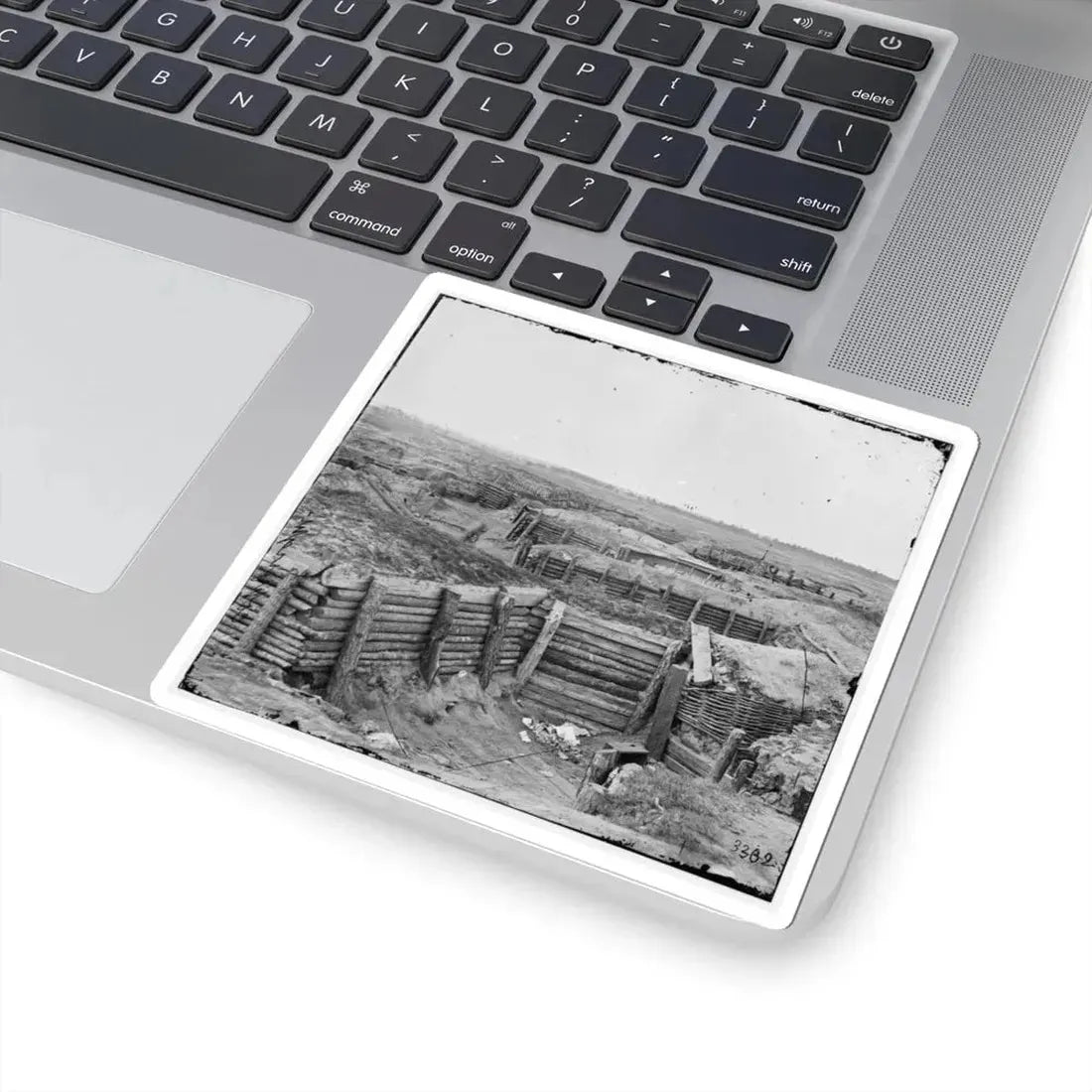 Petersburg, Va. Confederate Fortifications With Chevaux-De-Frise Beyond (U.S. Civil War) STICKER Vinyl Kiss-Cut Decal - The Sticker Space