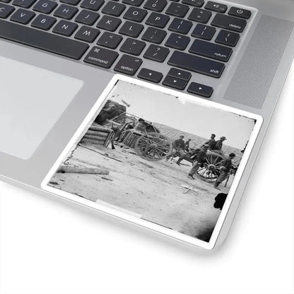 Petersburg, Va. Federal Soldiers Removing Artillery From Confederate Fortifications (U.S. Civil War) STICKER Vinyl Kiss-Cut Decal - The Sticker Space