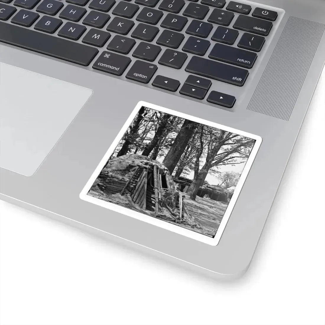 Petersburg, Va. Interior of Fort Steadman; Bomb-Proof in Foreground (U.S. Civil War) STICKER Vinyl Kiss-Cut Decal - The Sticker Space