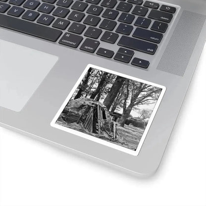 Petersburg, Va. Interior of Fort Steadman; Bomb-Proof in Foreground (U.S. Civil War) STICKER Vinyl Kiss-Cut Decal - The Sticker Space