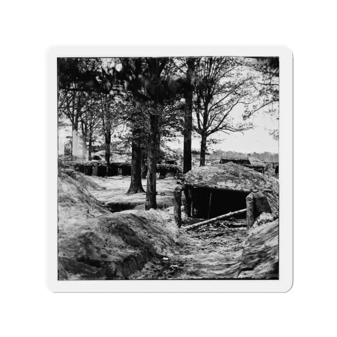 Petersburg, Va. Interior Of Fort Steadman (U.S. Civil War) Refrigerator Magnet - The Sticker Space