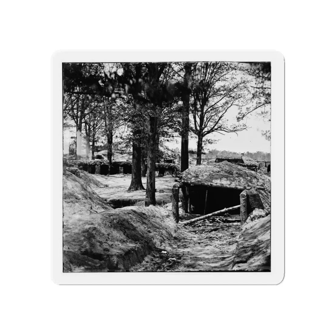 Petersburg, Va. Interior Of Fort Steadman (U.S. Civil War) Refrigerator Magnet - The Sticker Space