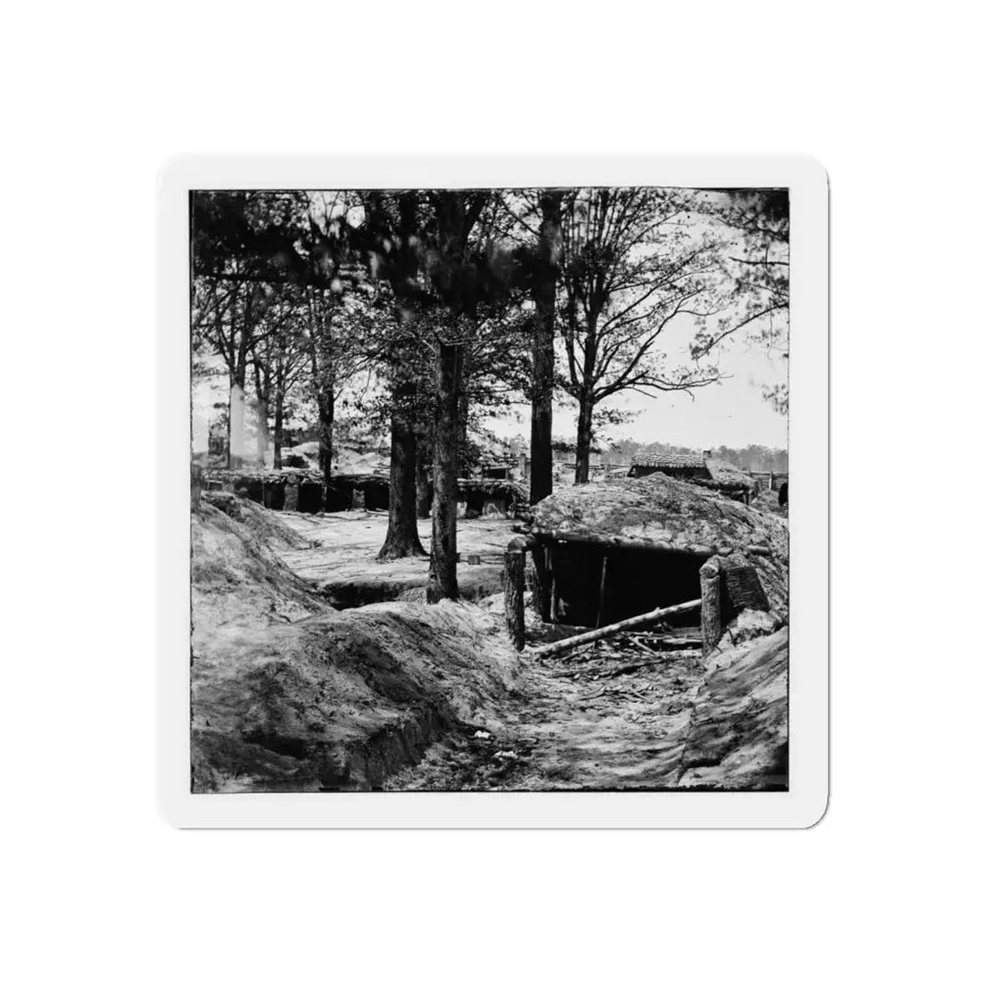 Petersburg, Va. Interior Of Fort Steadman (U.S. Civil War) Refrigerator Magnet - The Sticker Space