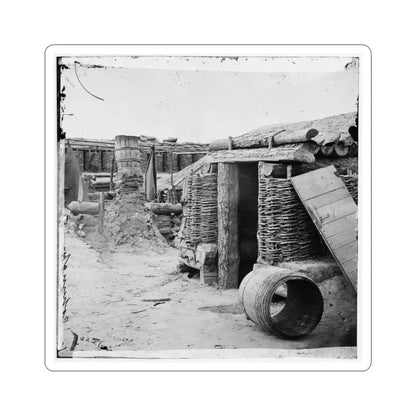 Petersburg, Va. Interior View of Confederate Works (U.S. Civil War) STICKER Vinyl Kiss-Cut Decal 3 Inch White - The Sticker Space