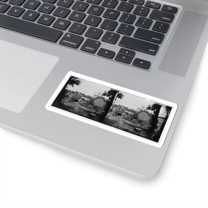 Petersburg, Va. Mills; Photographic Wagon of Engineer Dept. In Foreground (U.S. Civil War) STICKER Vinyl Kiss-Cut Decal - The Sticker Space