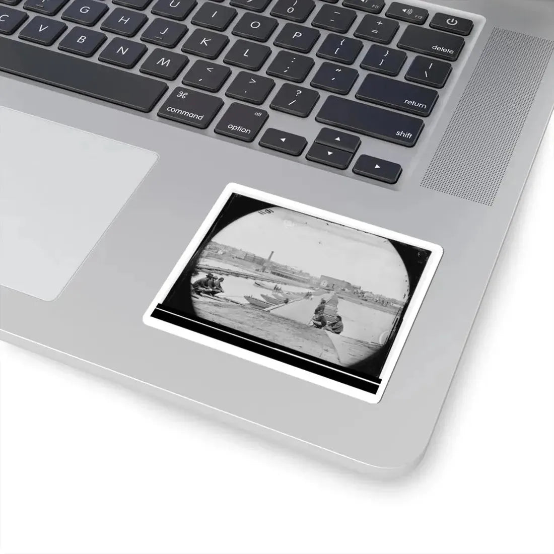 Petersburg, Va. Pontoon Bridges Across the Appomattox River (U.S. Civil War) STICKER Vinyl Kiss-Cut Decal - The Sticker Space